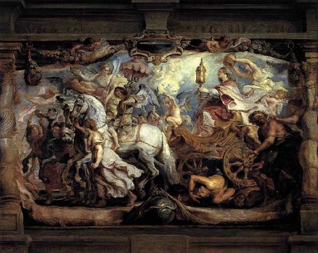 Peter Paul Rubens Triumph of Church over Fury, Discord, and Hate Germany oil painting art